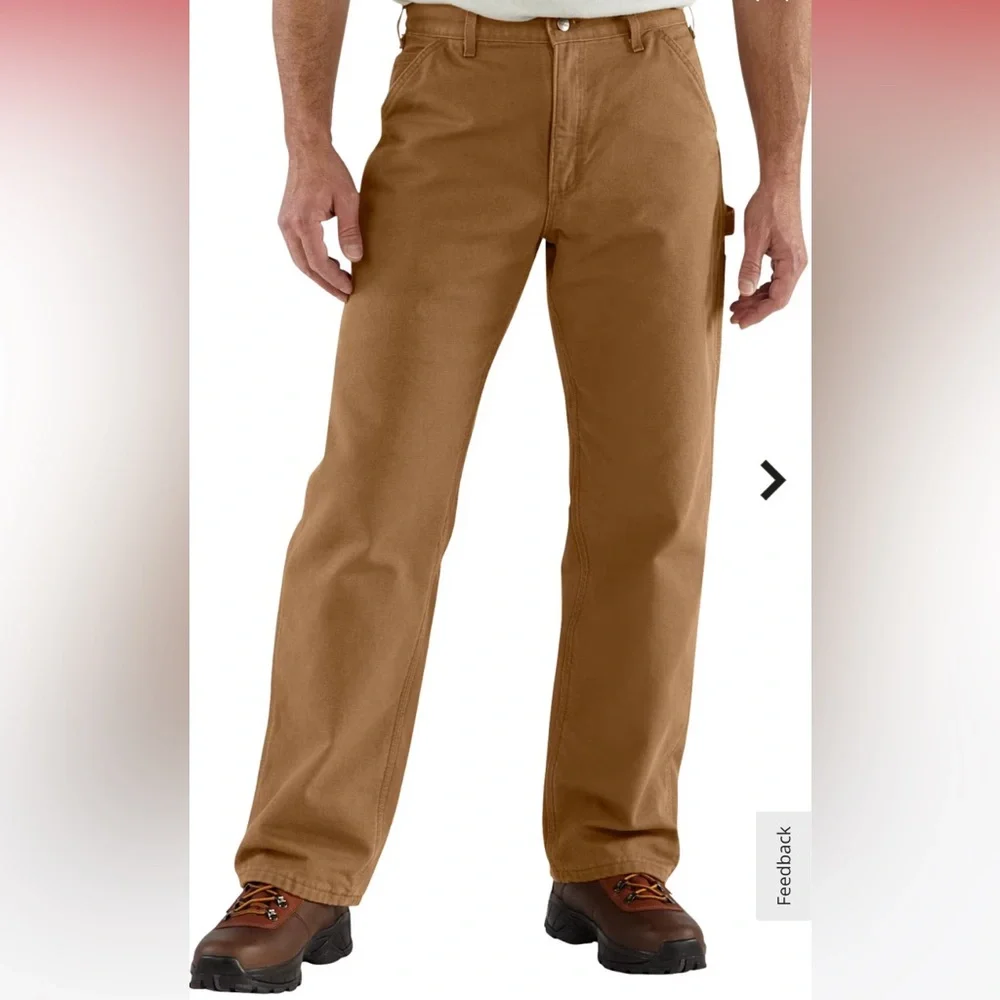 *NWT* Carhartt Loose Fit Washed Duck Utility Work Jeans / Pants - Picture 2 of 9